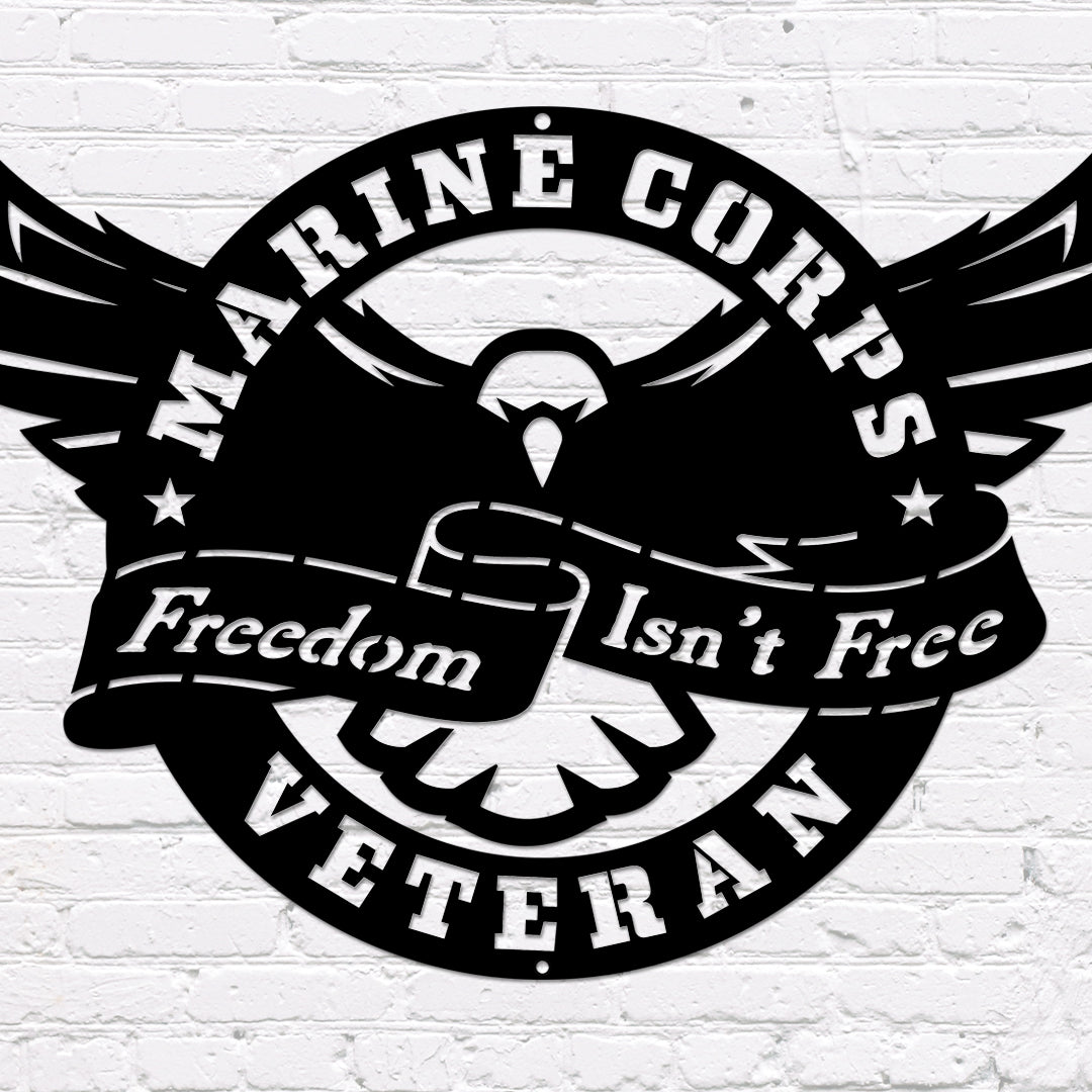 Defender Eagle Metal Wall Art - U. S. MARINE CORPS