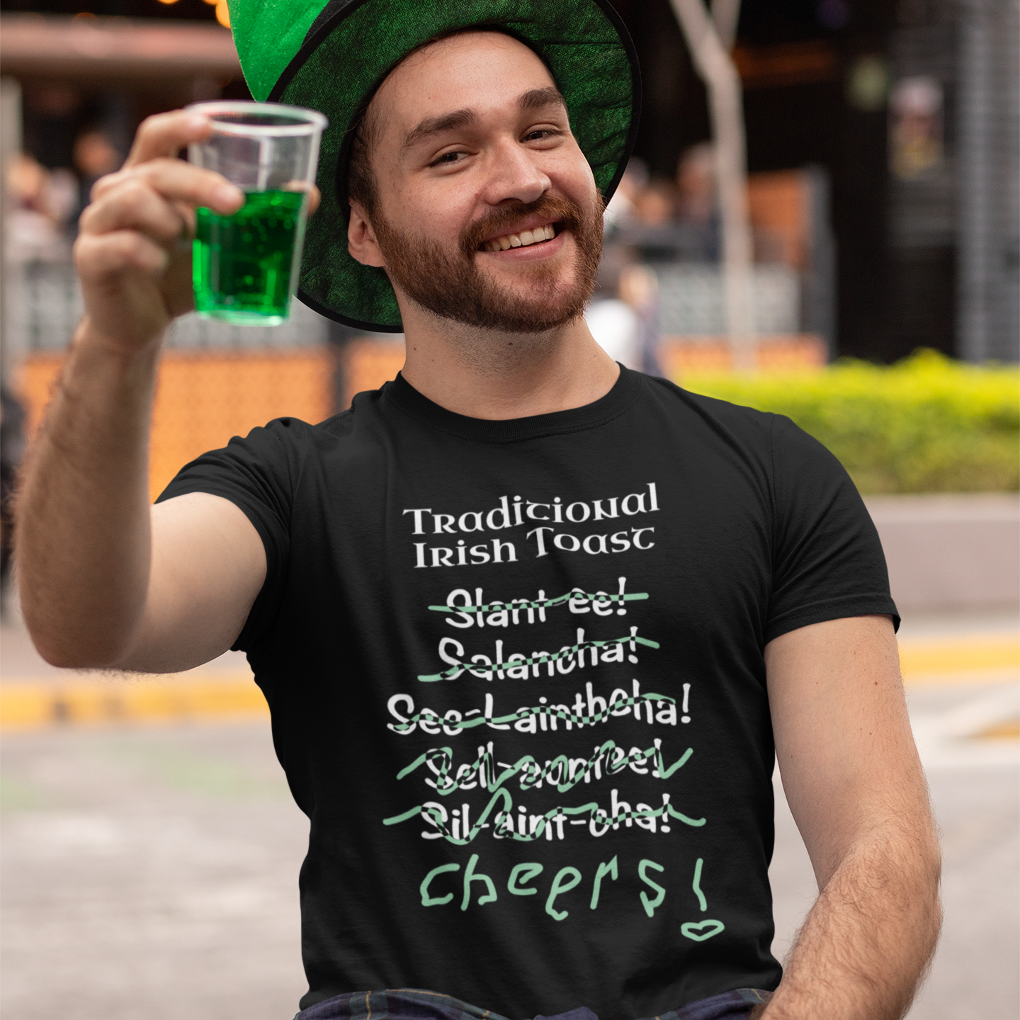 Funny Irish T-Shirt-Traditional Irish Toast for St. Patricks Day