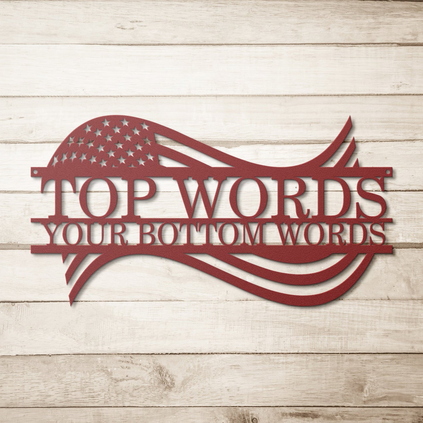Customize-Add Your Owns Words-ON 2 LINES