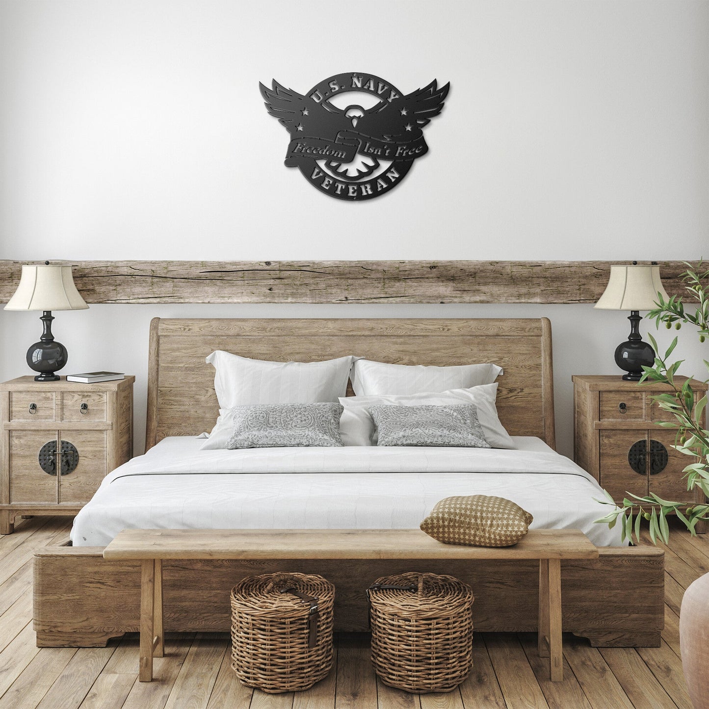Defender Eagle Metal Wall Art - U. S. NAVY