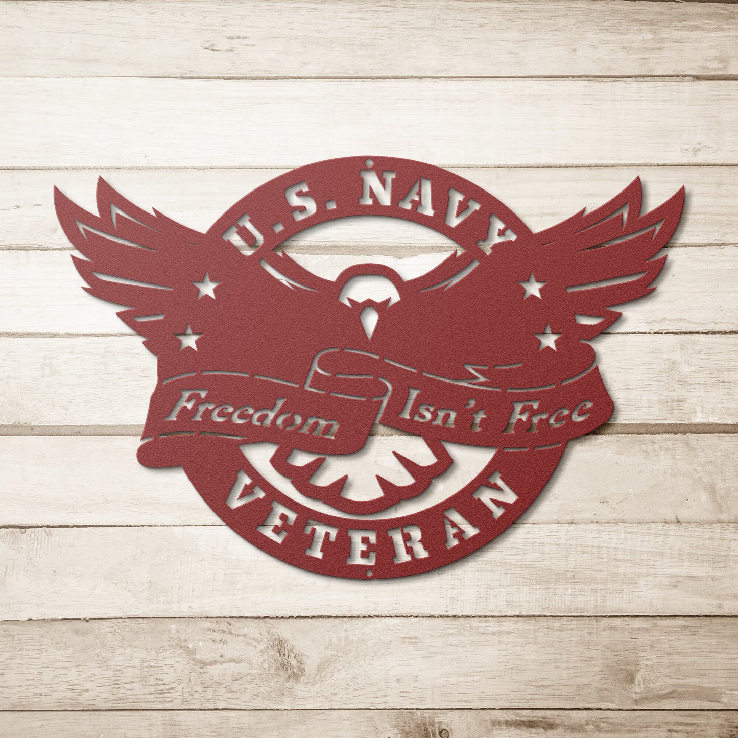 Defender Eagle Metal Wall Art - U. S. NAVY