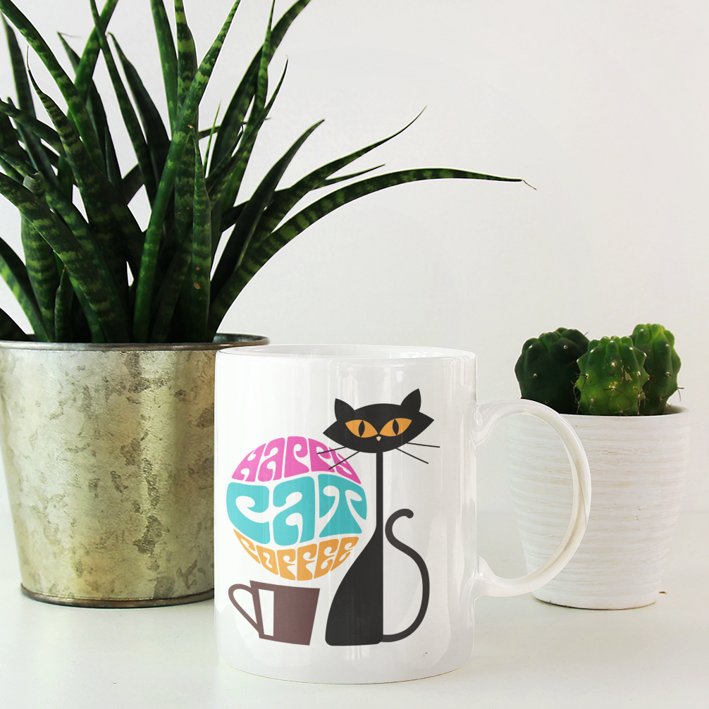 Happy Cat Coffee Mug!